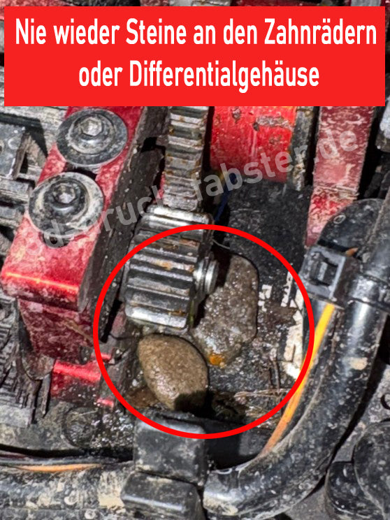 Differential-  Zahnradgehäuse für den Kraton 6S